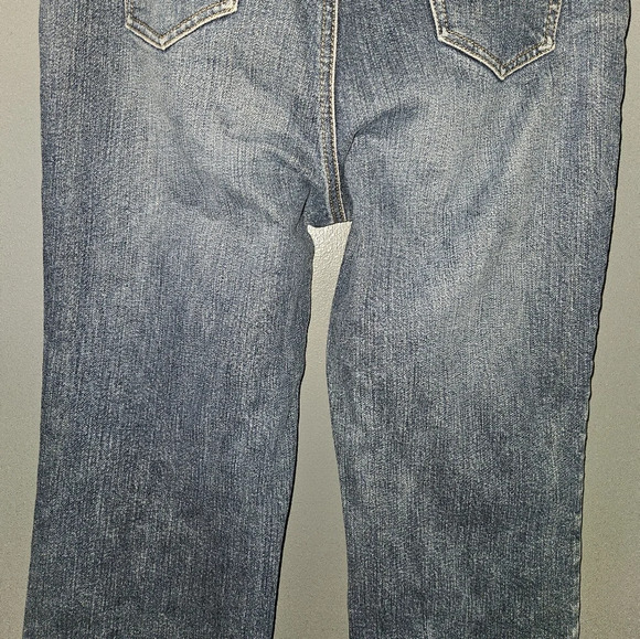 Lands End Womans Original Fit, Boot Leg Blue Jeans Size 6 - Picture 10 of 14